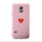 Red Heart Samsung Galaxy S5 Mini Case