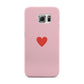 Red Heart Samsung Galaxy S6 Edge Case