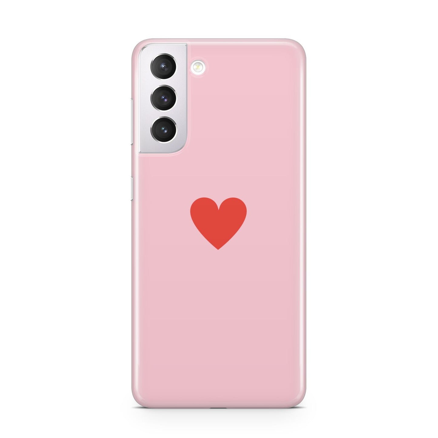 Red Heart Samsung S21 Case