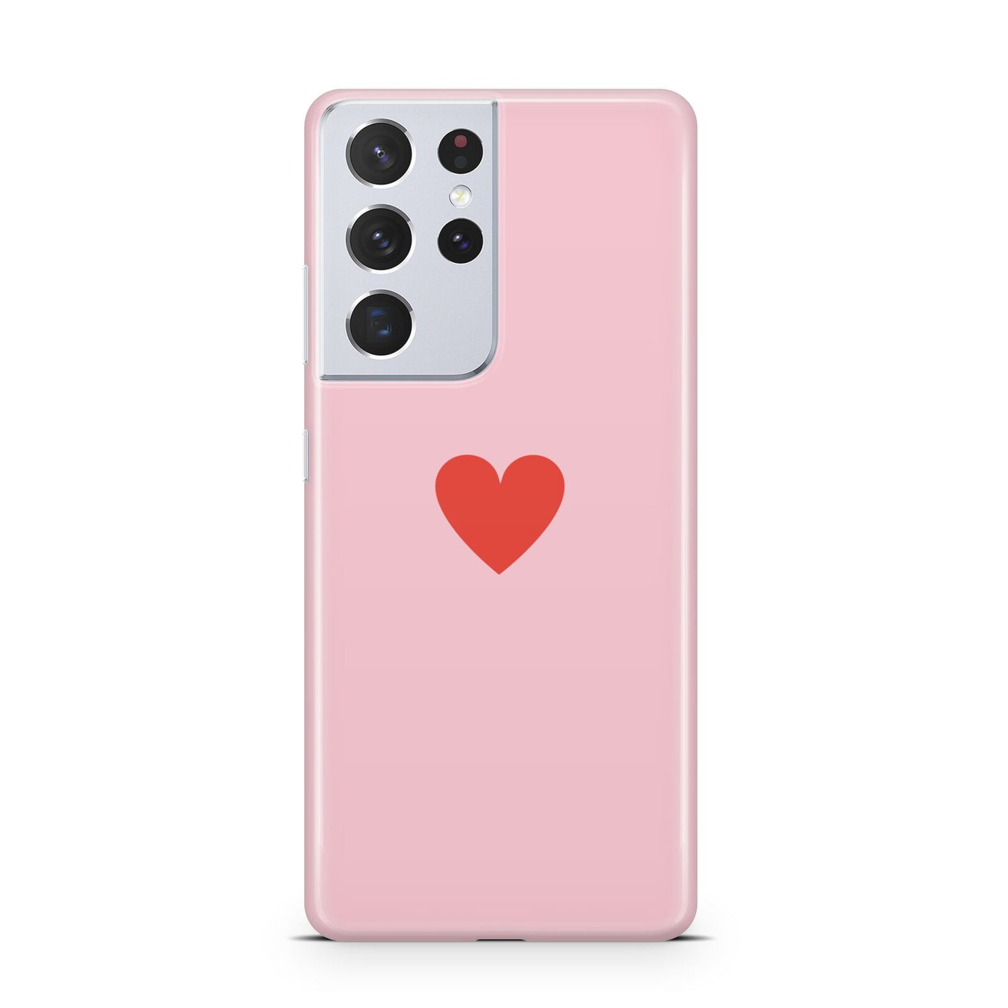 Red Heart Samsung S21 Ultra Case