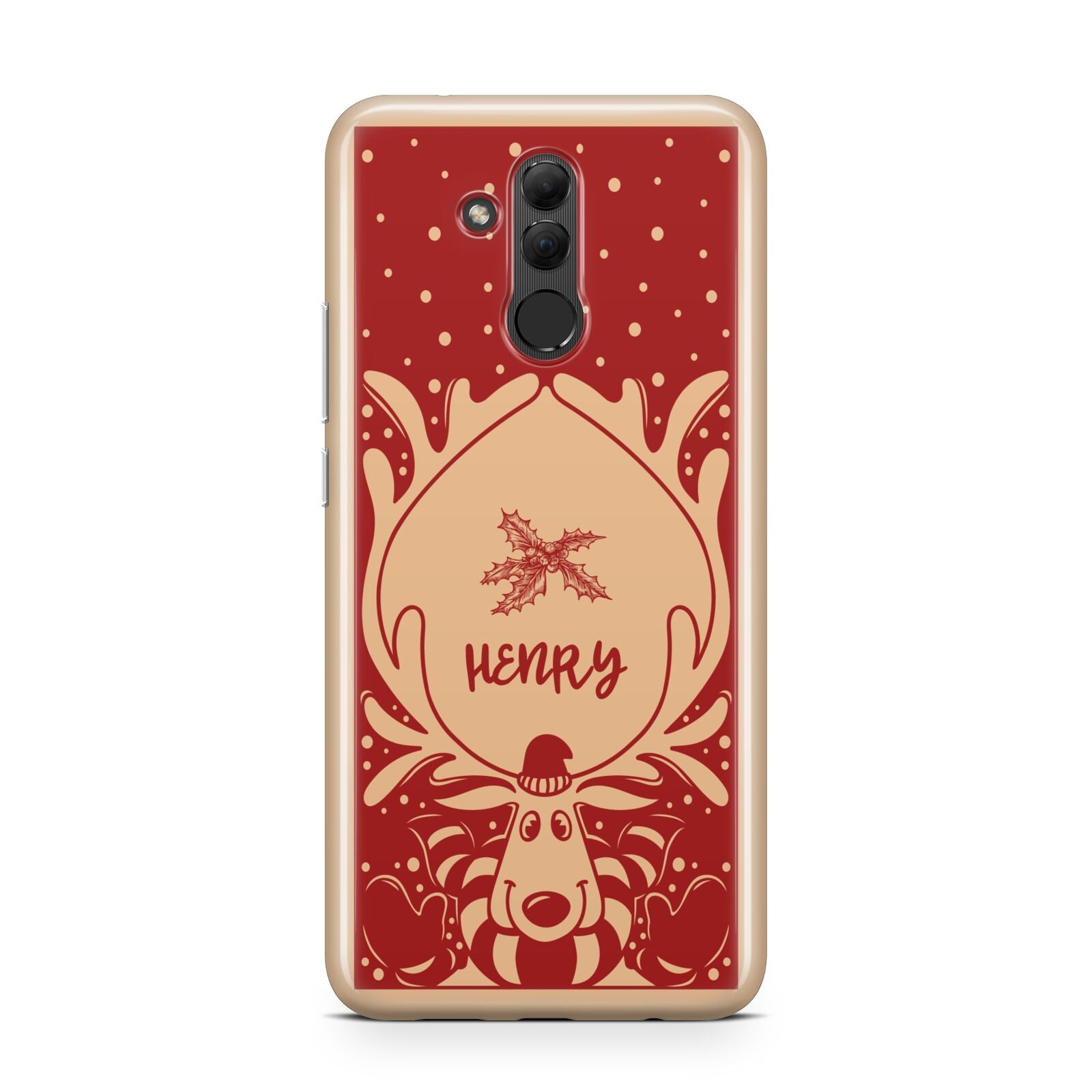 Red Personalised Rudolph Huawei Mate 20 Lite