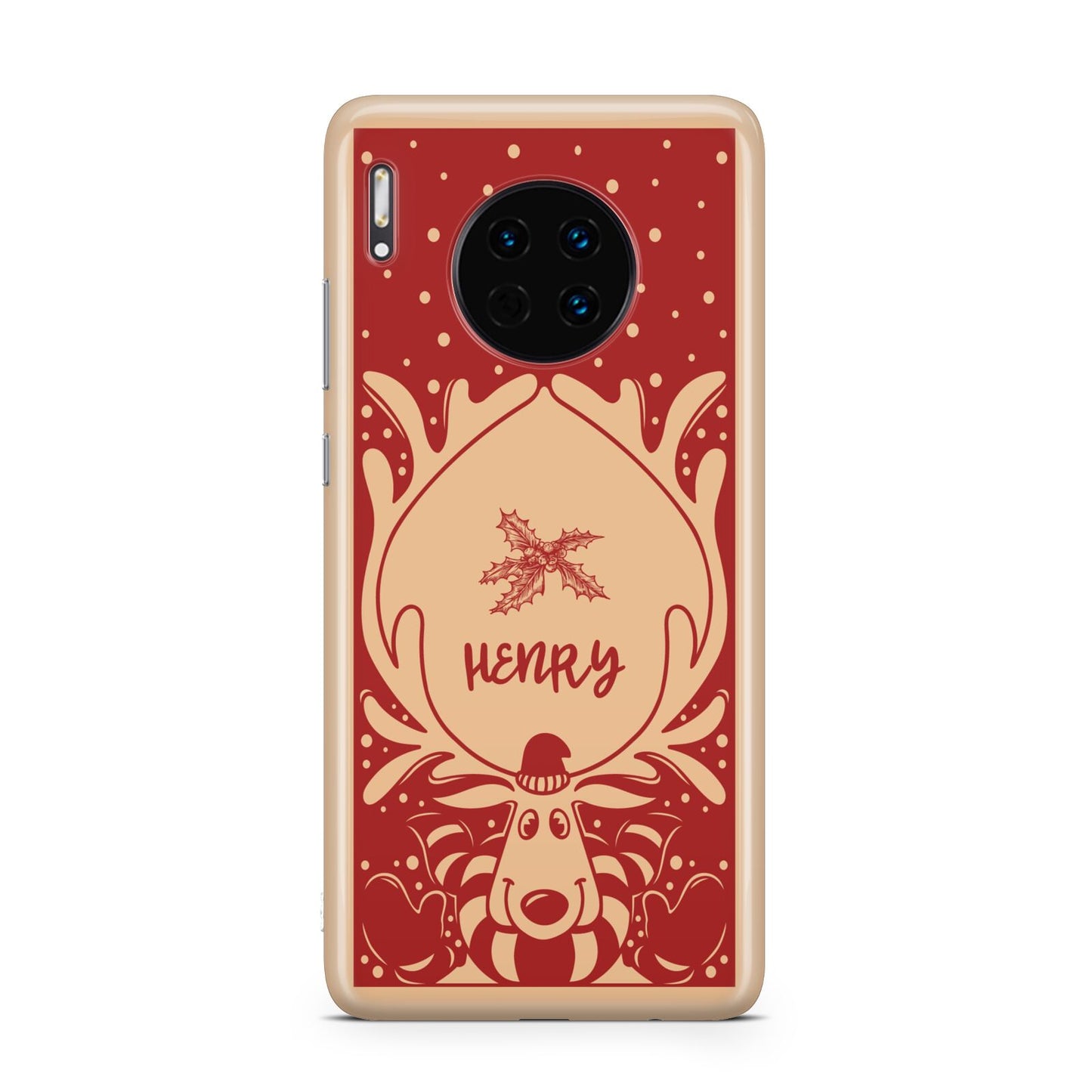 Red Personalised Rudolph Huawei Mate 30