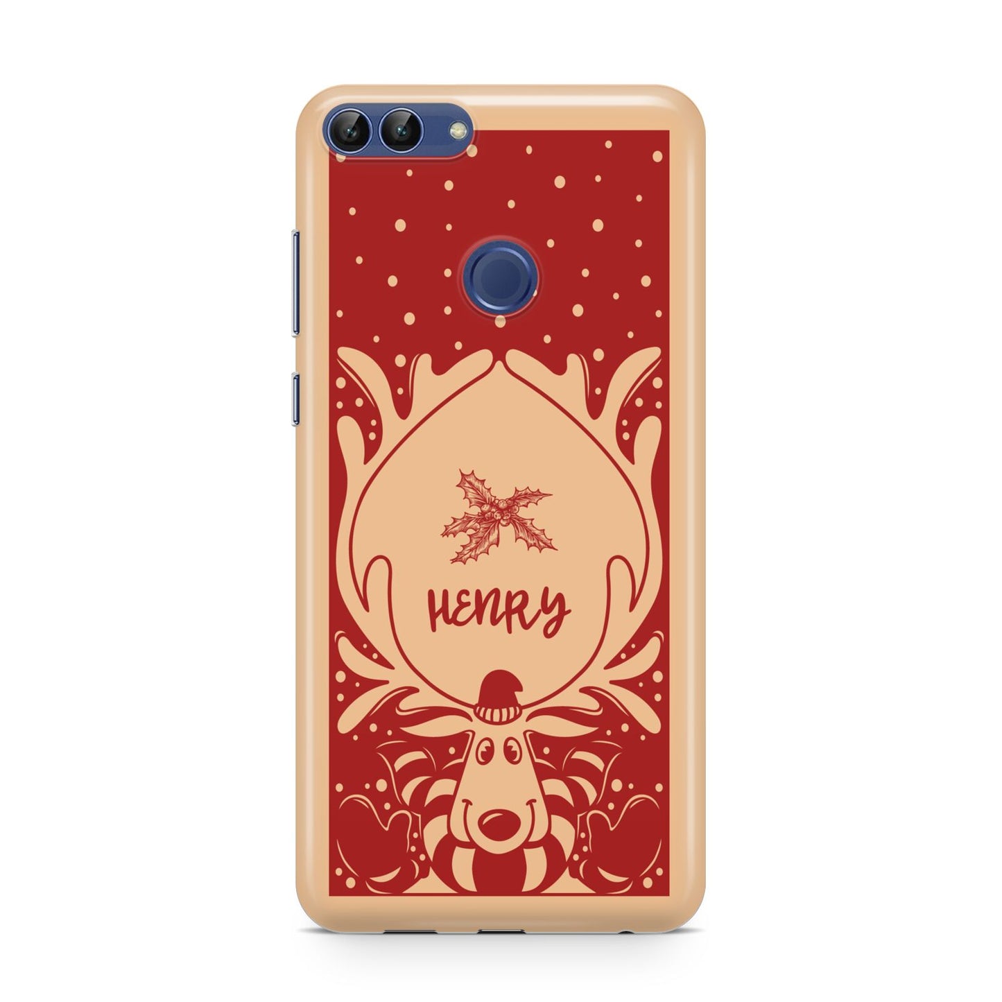 Red Personalised Rudolph Huawei P Smart Case