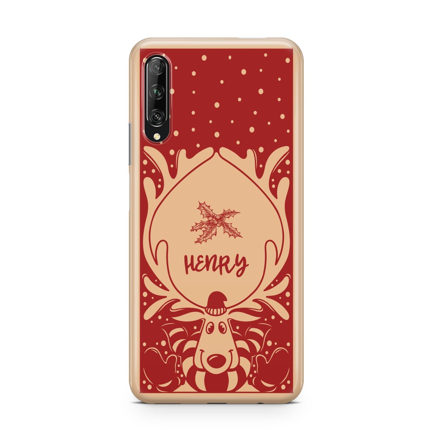 Red Personalised Rudolph Huawei P Smart Pro 2019