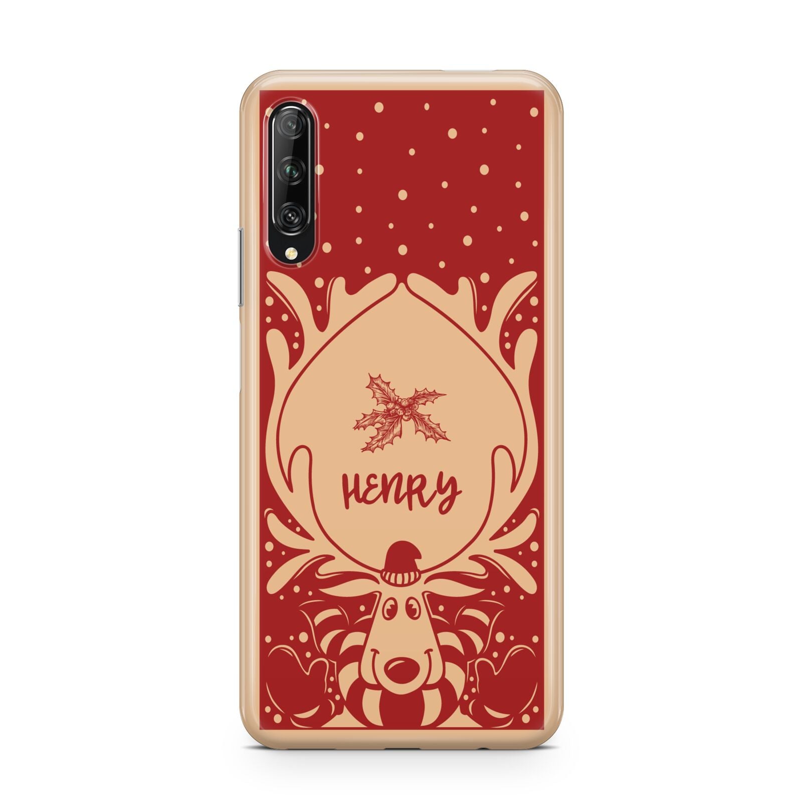 Red Personalised Rudolph Huawei P Smart Pro 2019