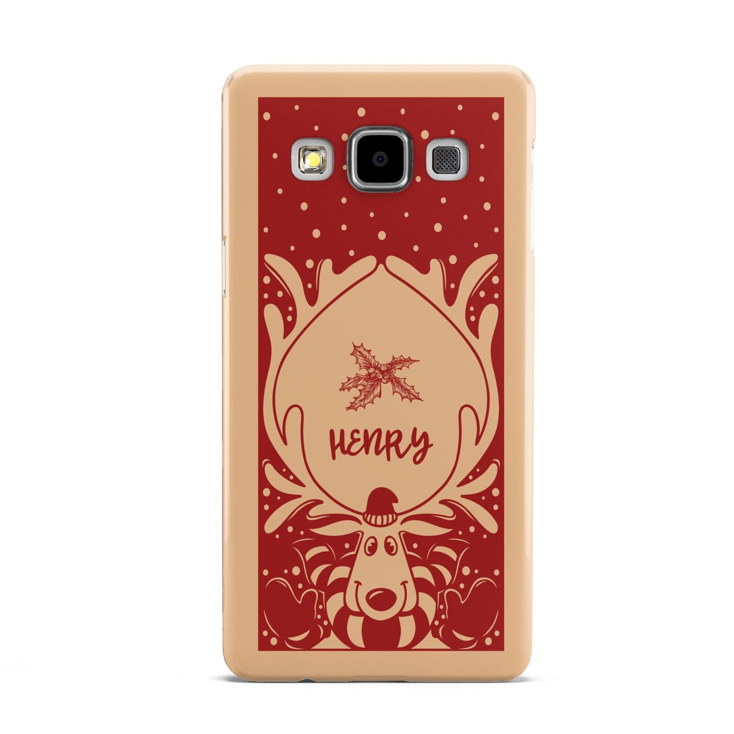 Red Personalised Rudolph Samsung Galaxy A5 Case