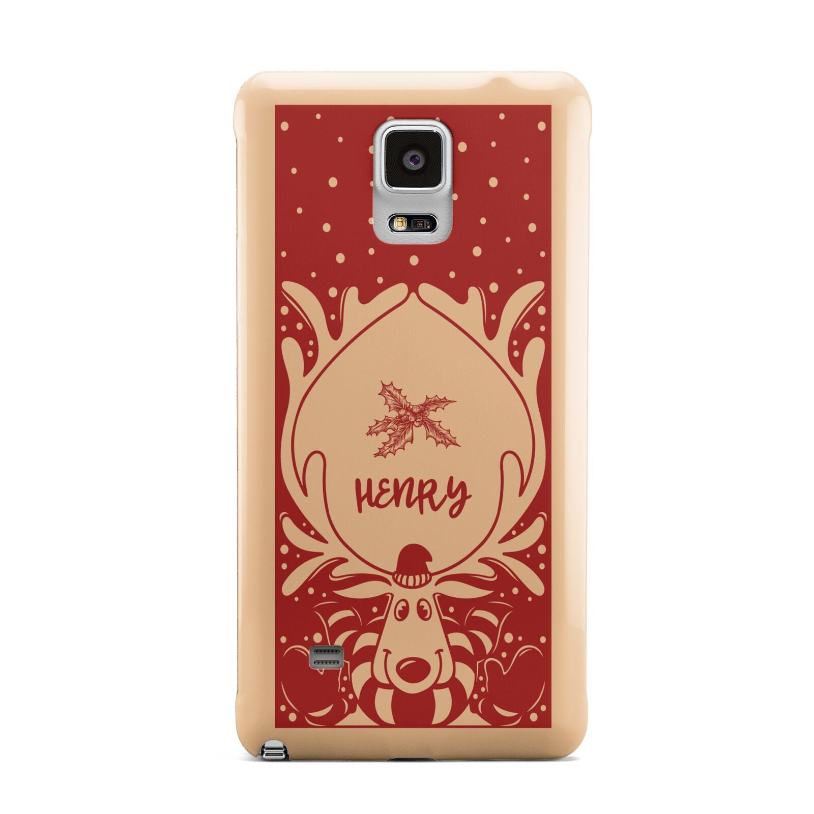 Red Personalised Rudolph Samsung Galaxy Note 4 Case