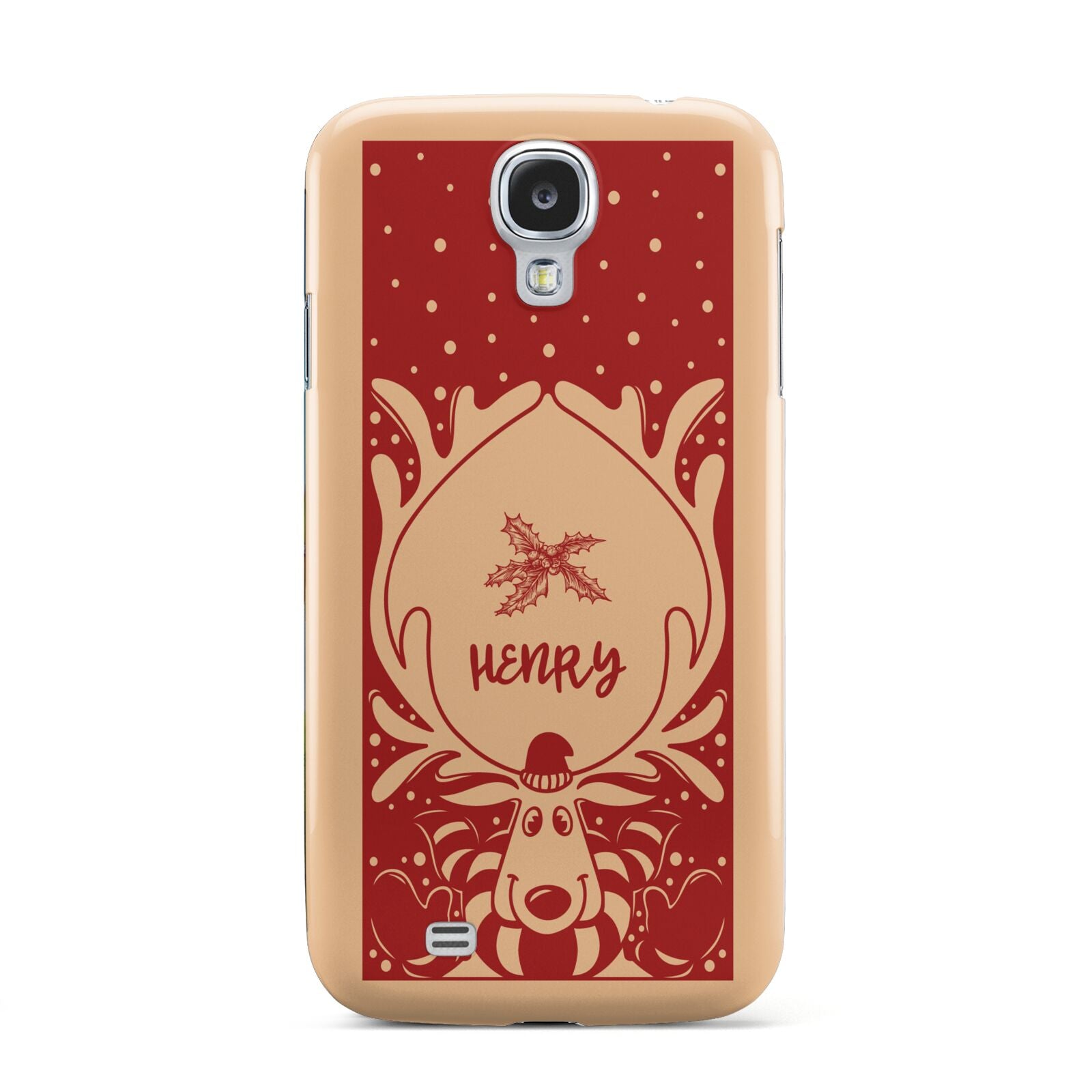 Red Personalised Rudolph Samsung Galaxy S4 Case