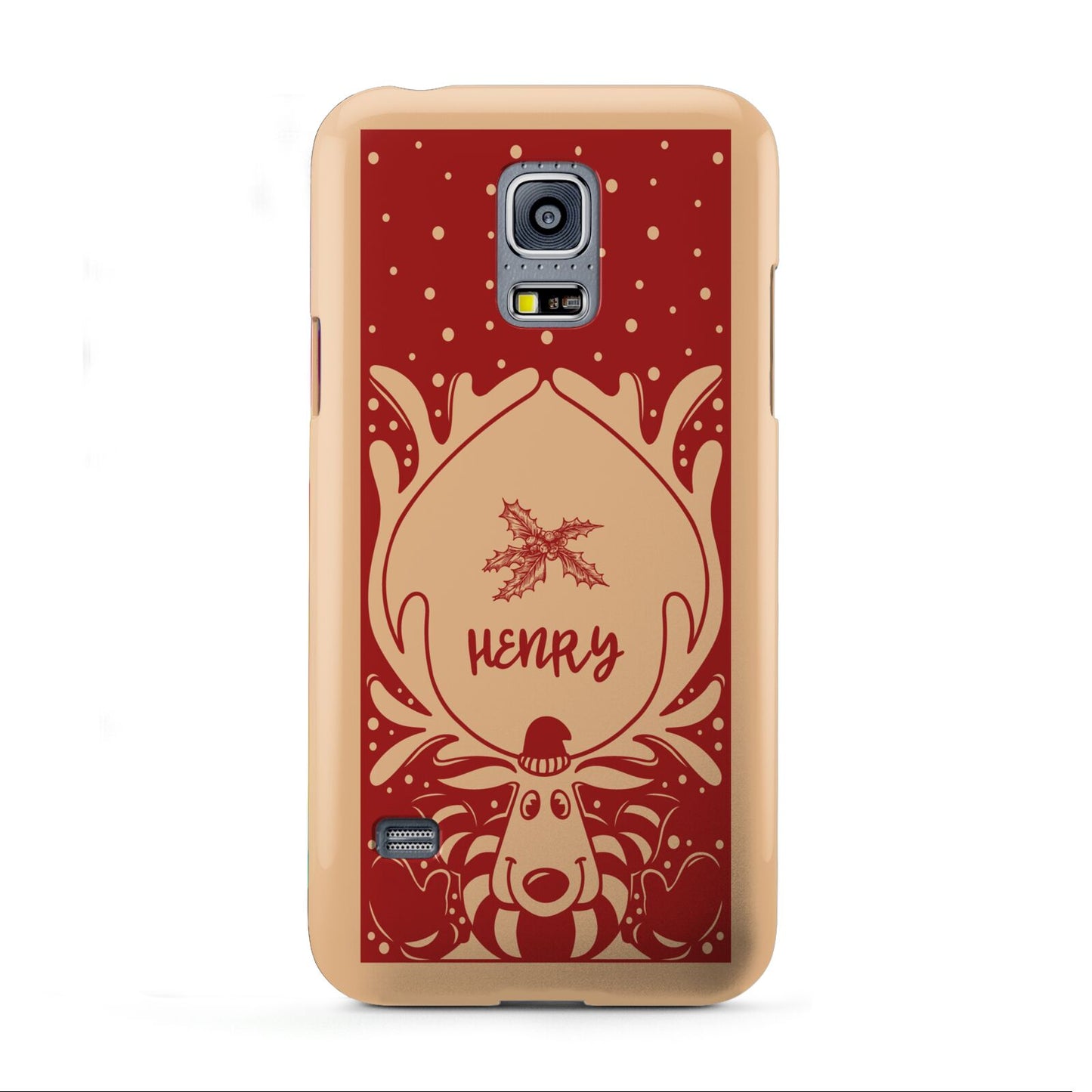 Red Personalised Rudolph Samsung Galaxy S5 Mini Case