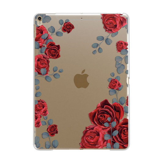 Red Roses Apple iPad Gold Case