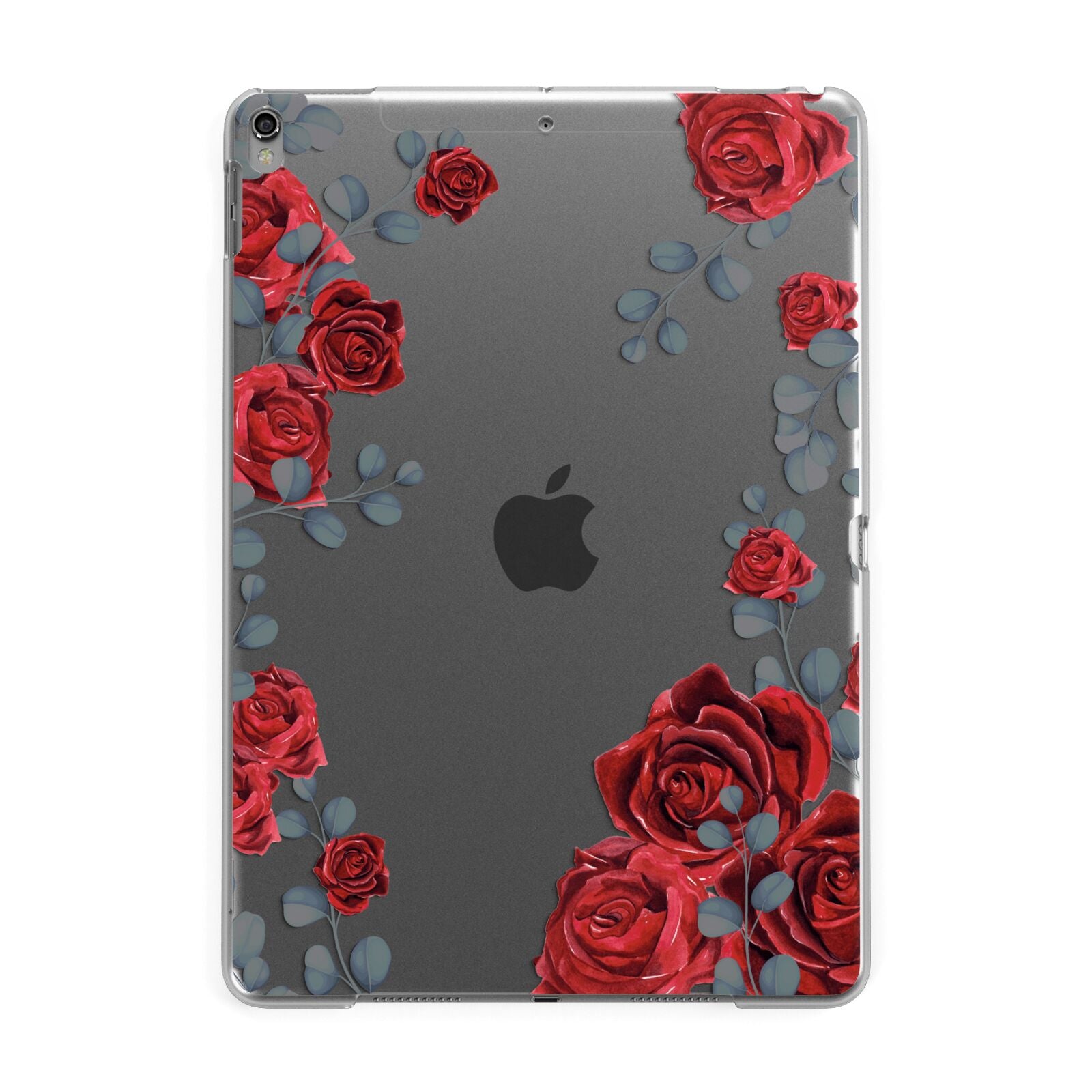 Red Roses Apple iPad Grey Case