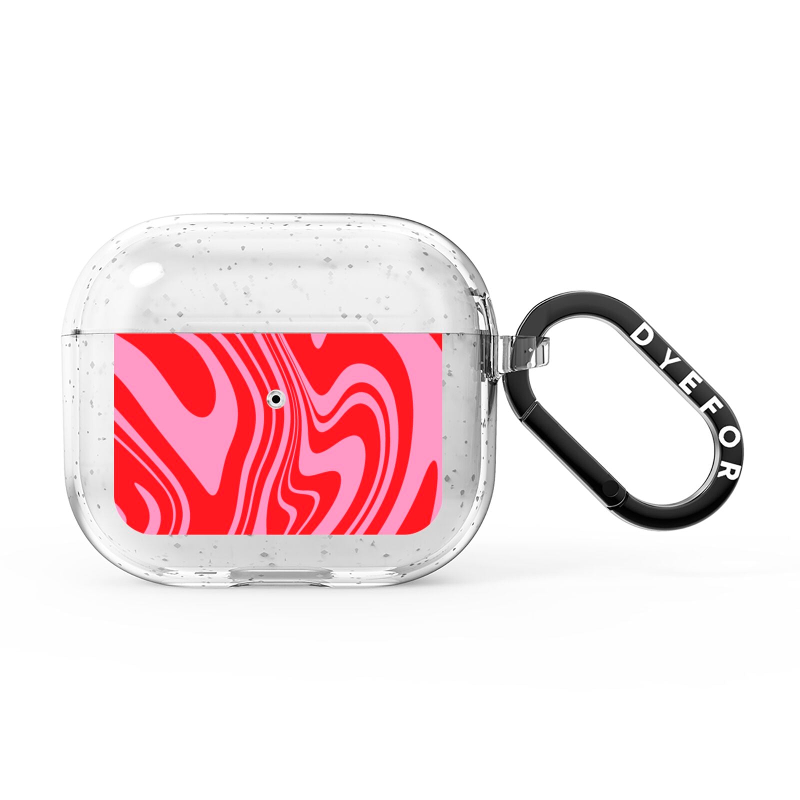 Red Swirl AirPods Glitter Case 3rd Gen