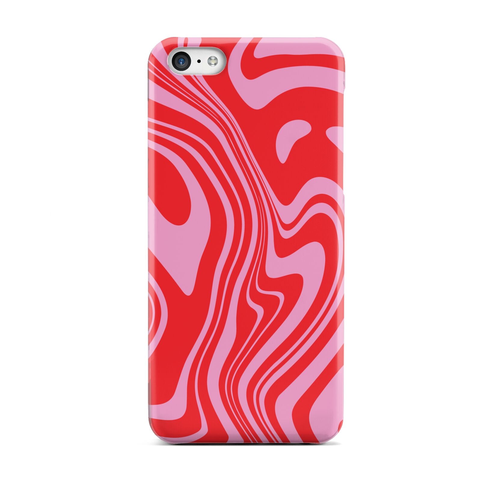 Red Swirl Apple iPhone 5c Case