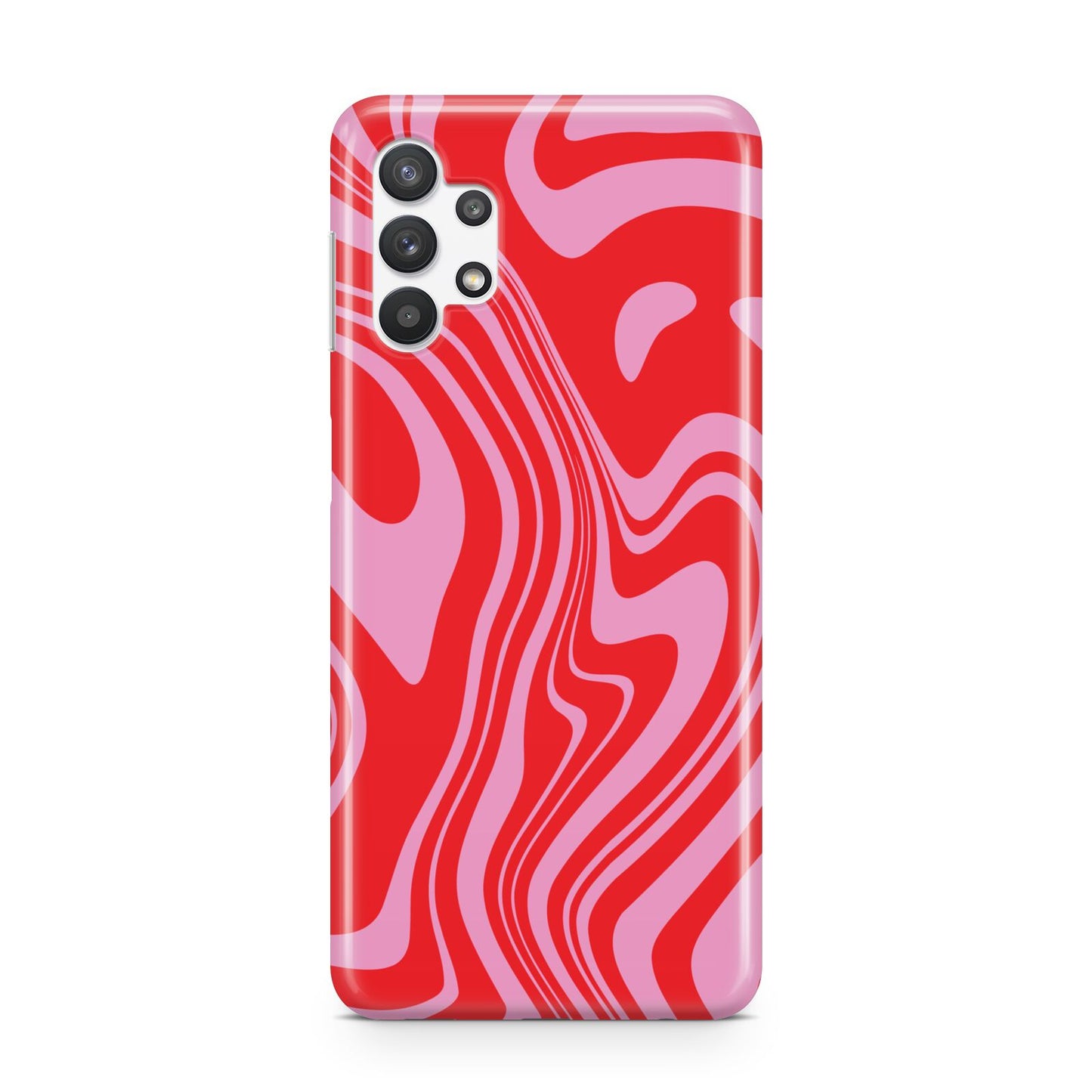 Red Swirl Samsung A32 5G Case