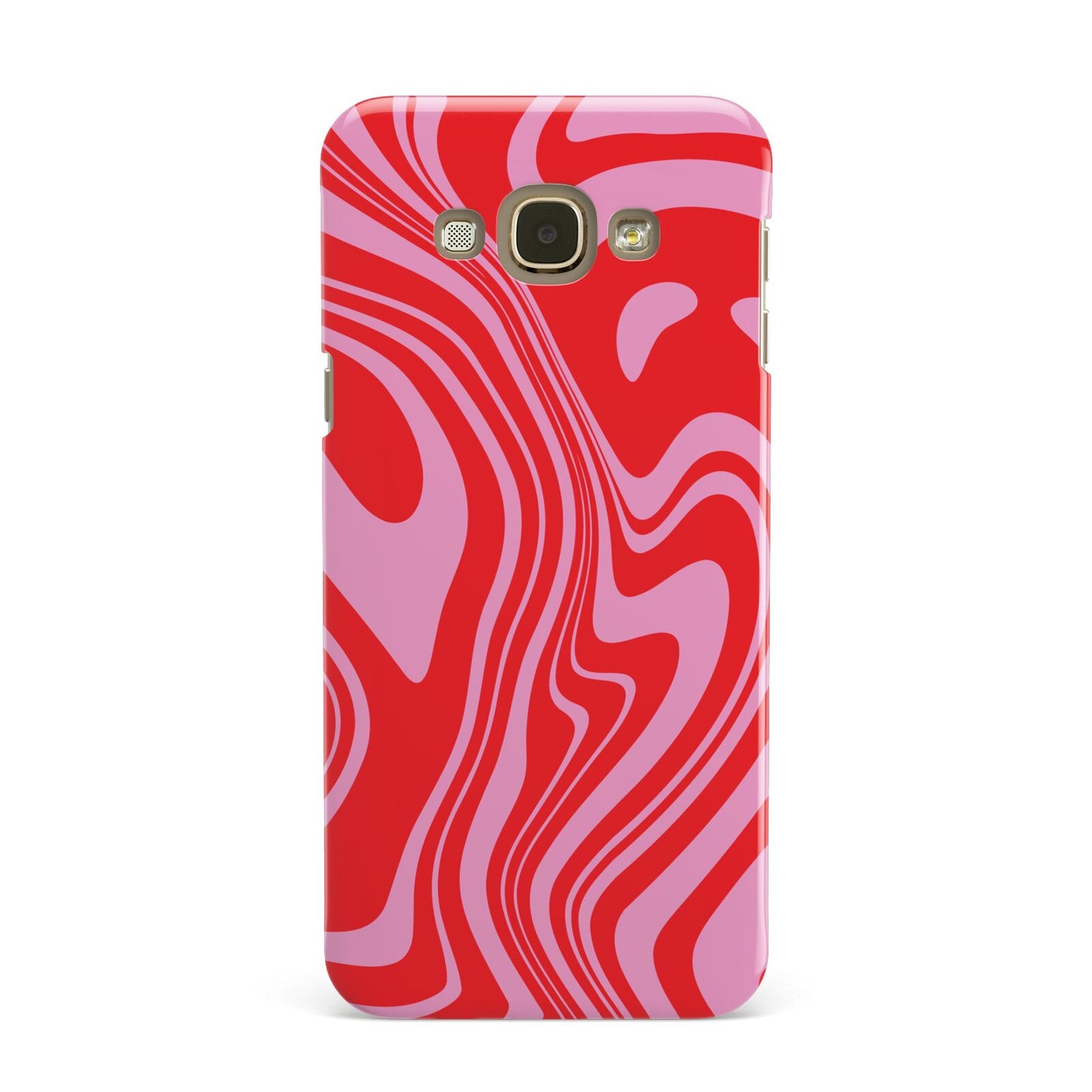 Red Swirl Samsung Galaxy A8 Case