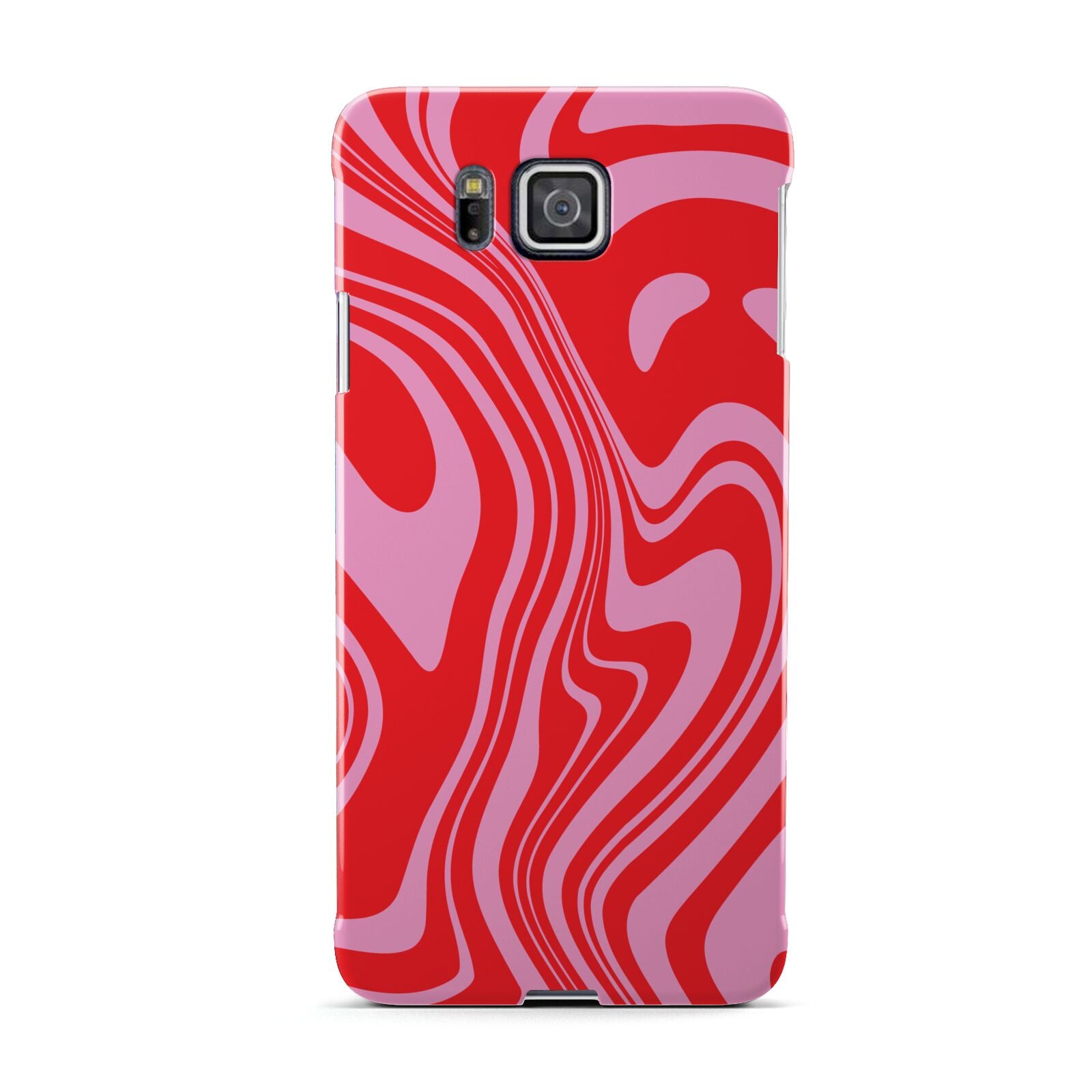 Red Swirl Samsung Galaxy Alpha Case