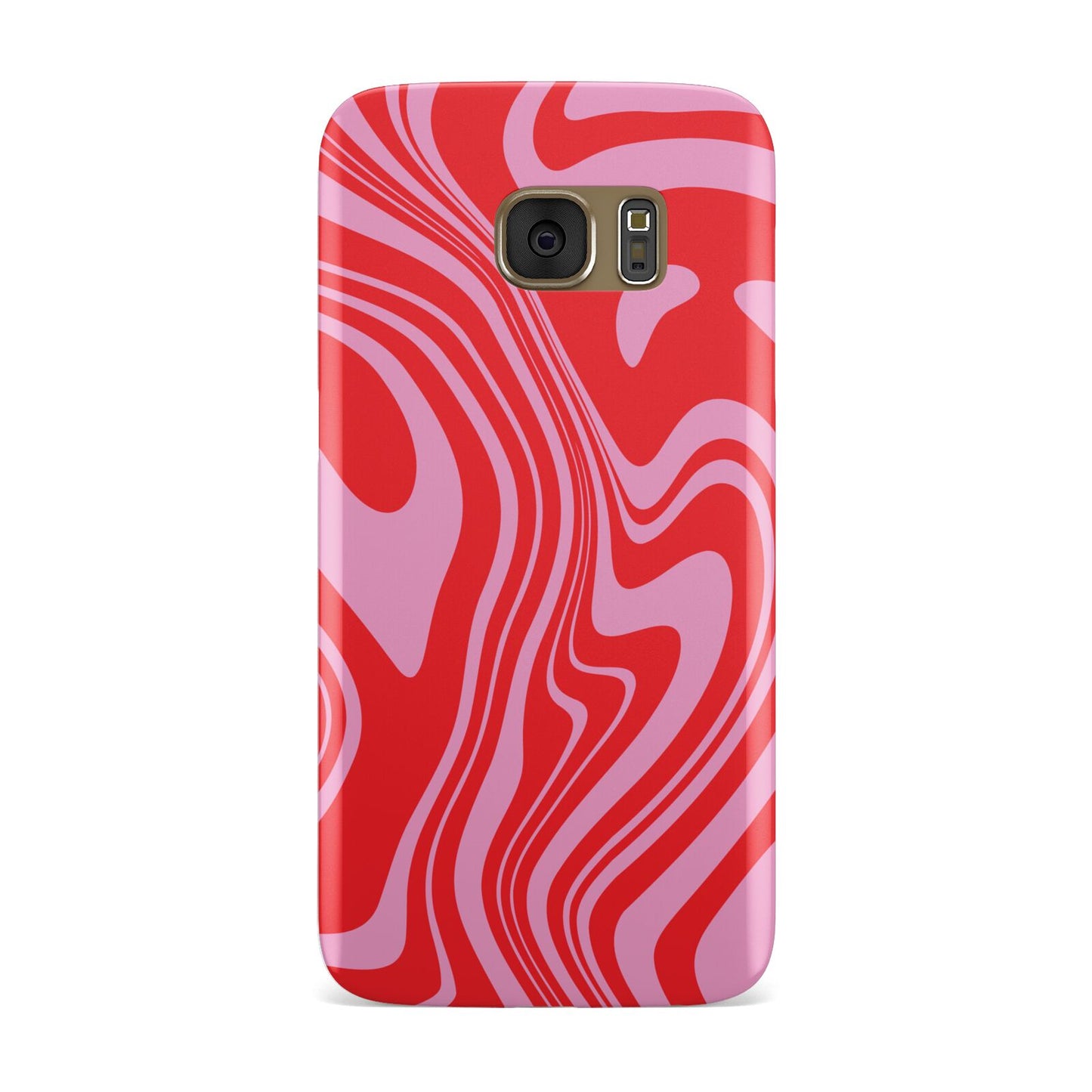 Red Swirl Samsung Galaxy Case