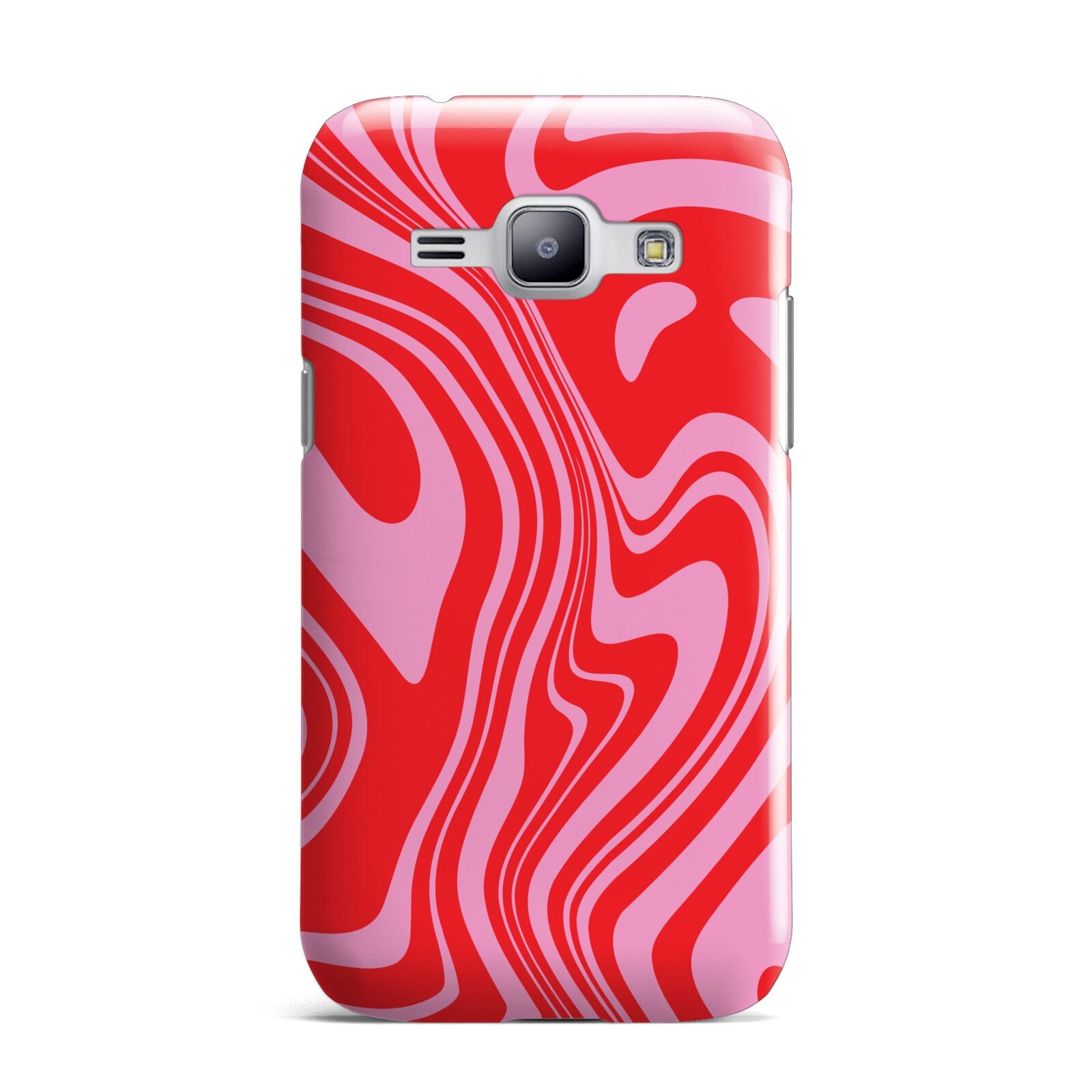 Red Swirl Samsung Galaxy J1 2015 Case