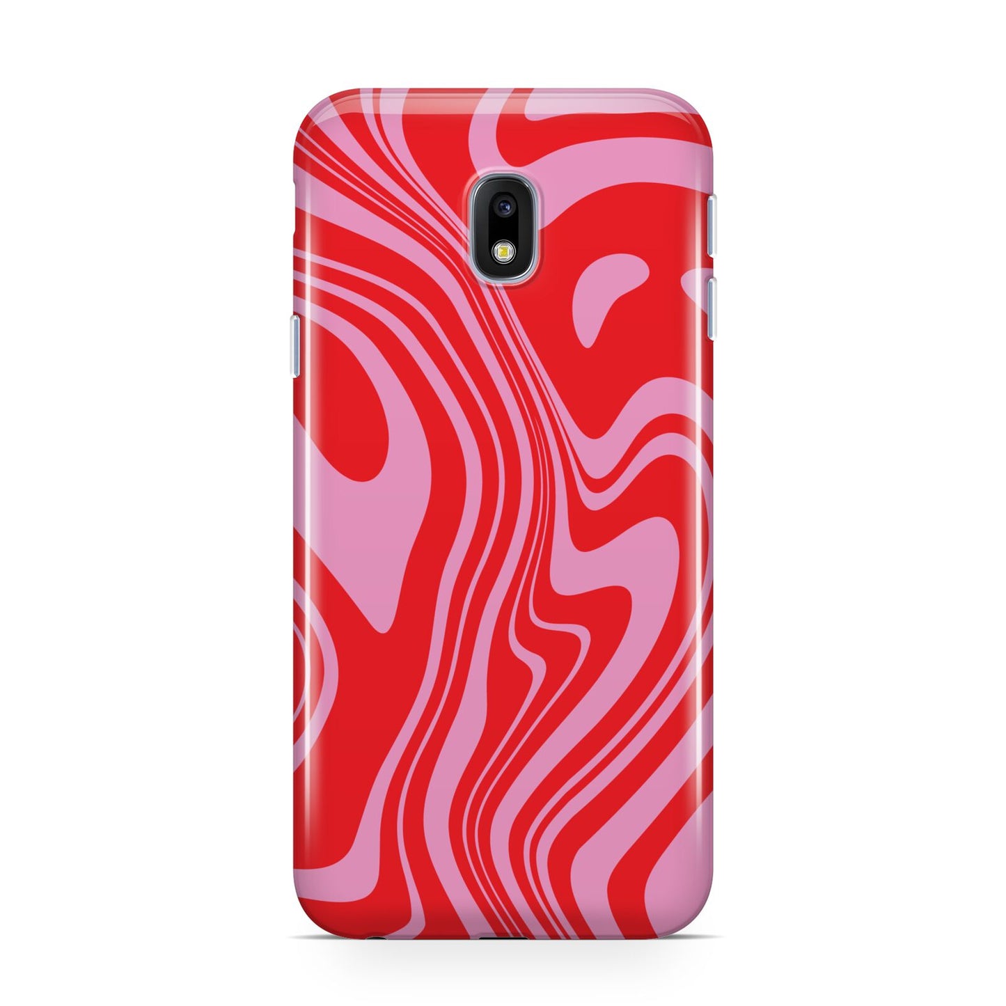 Red Swirl Samsung Galaxy J3 2017 Case