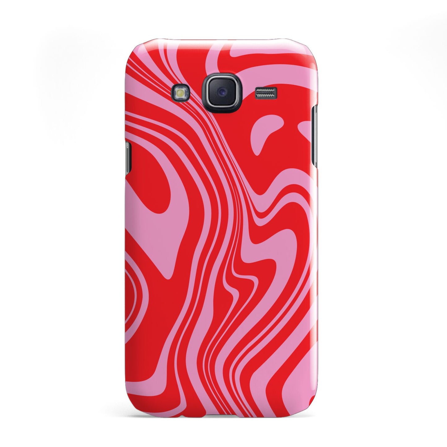 Red Swirl Samsung Galaxy J5 Case