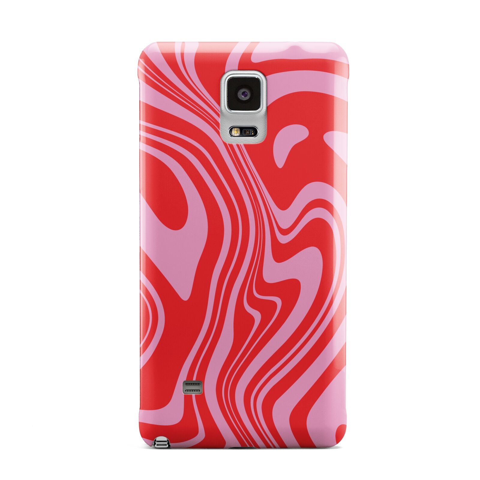 Red Swirl Samsung Galaxy Note 4 Case