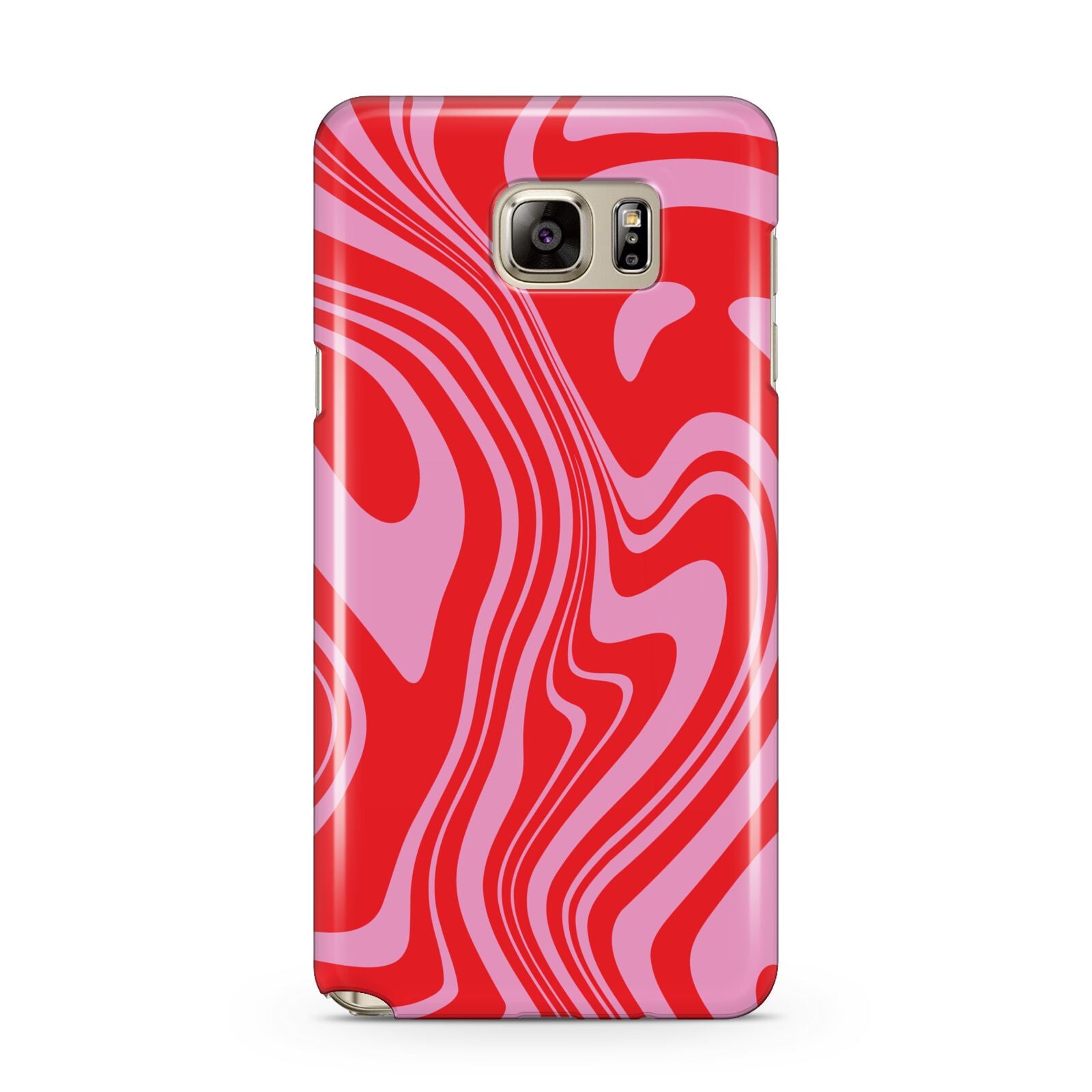 Red Swirl Samsung Galaxy Note 5 Case