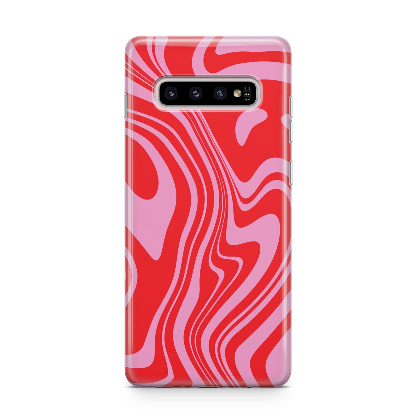 Red Swirl Samsung Galaxy S10 Plus Case