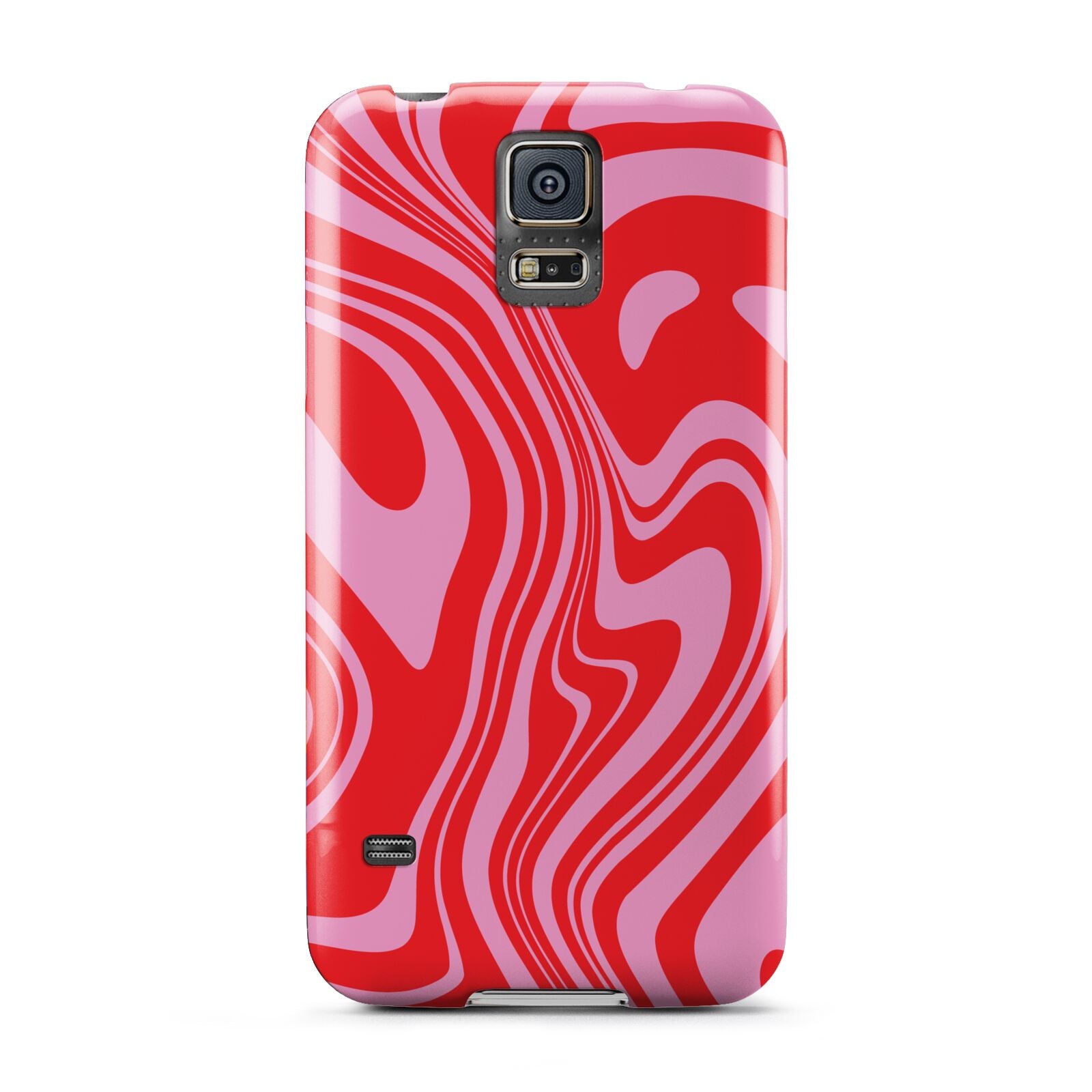 Red Swirl Samsung Galaxy S5 Case