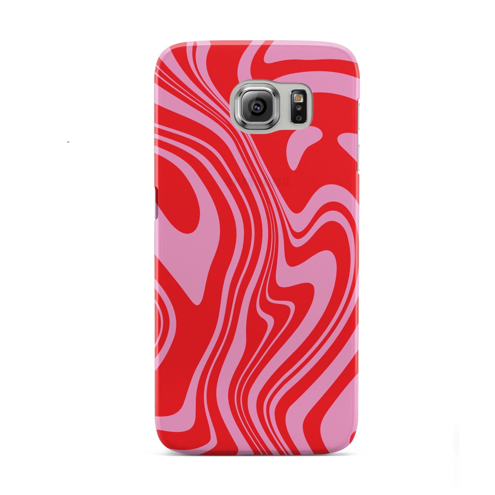 Red Swirl Samsung Galaxy S6 Case