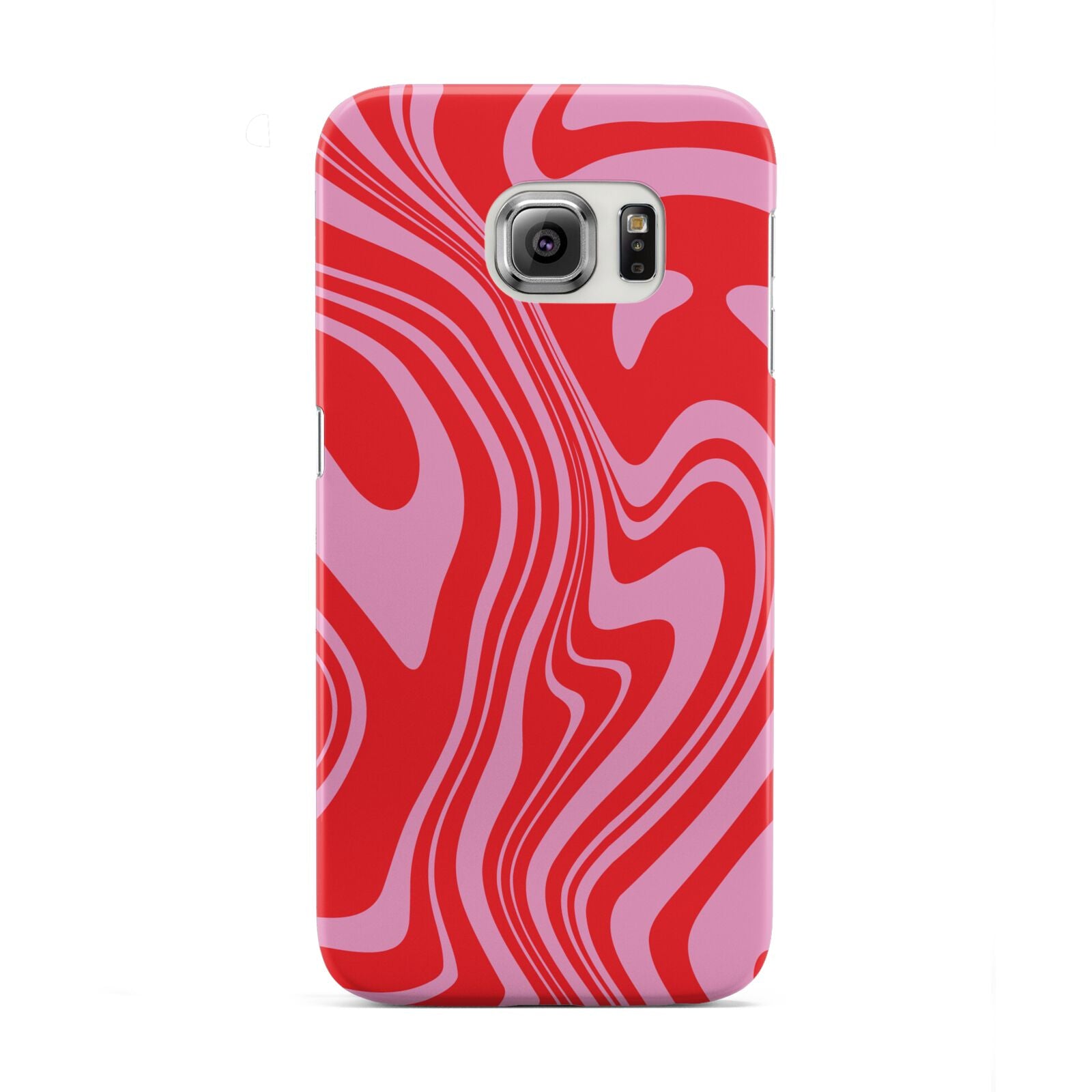 Red Swirl Samsung Galaxy S6 Edge Case