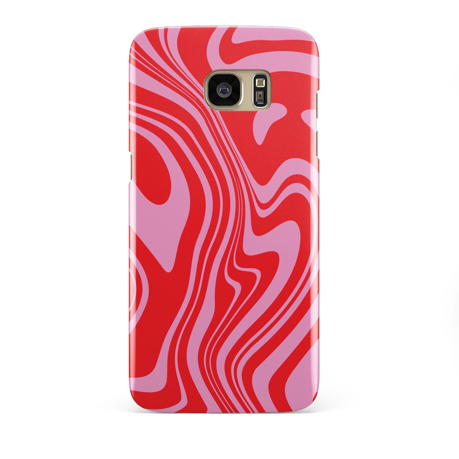 Red Swirl Samsung Galaxy S7 Edge Case