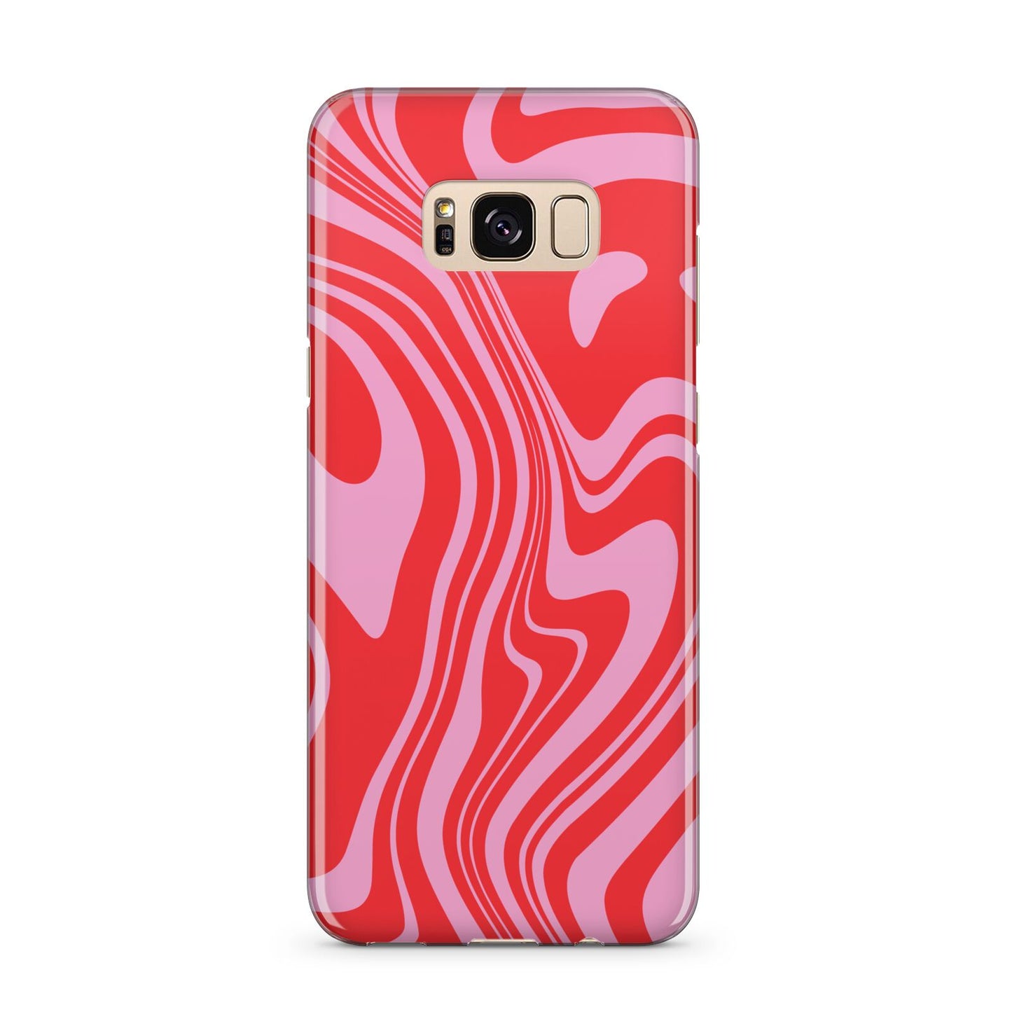 Red Swirl Samsung Galaxy S8 Plus Case