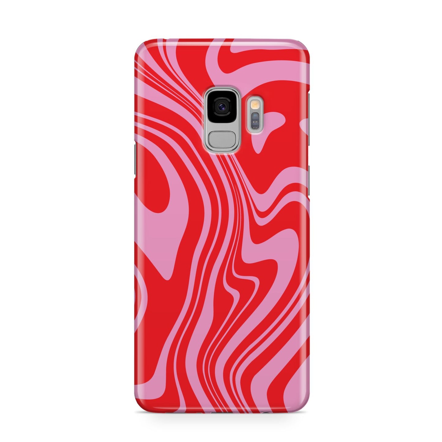 Red Swirl Samsung Galaxy S9 Case