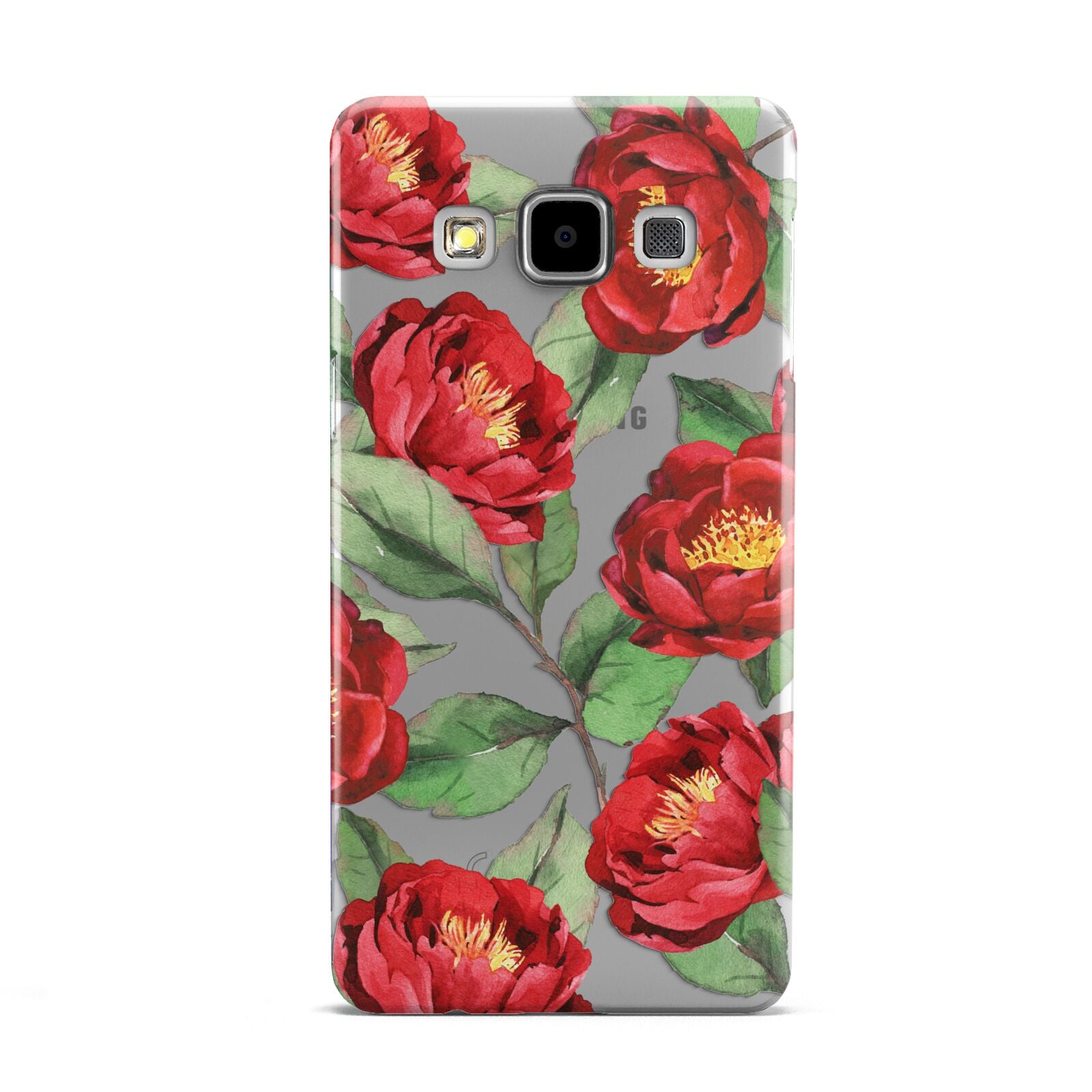 Red Watercolour Flowers Samsung Galaxy A5 Case