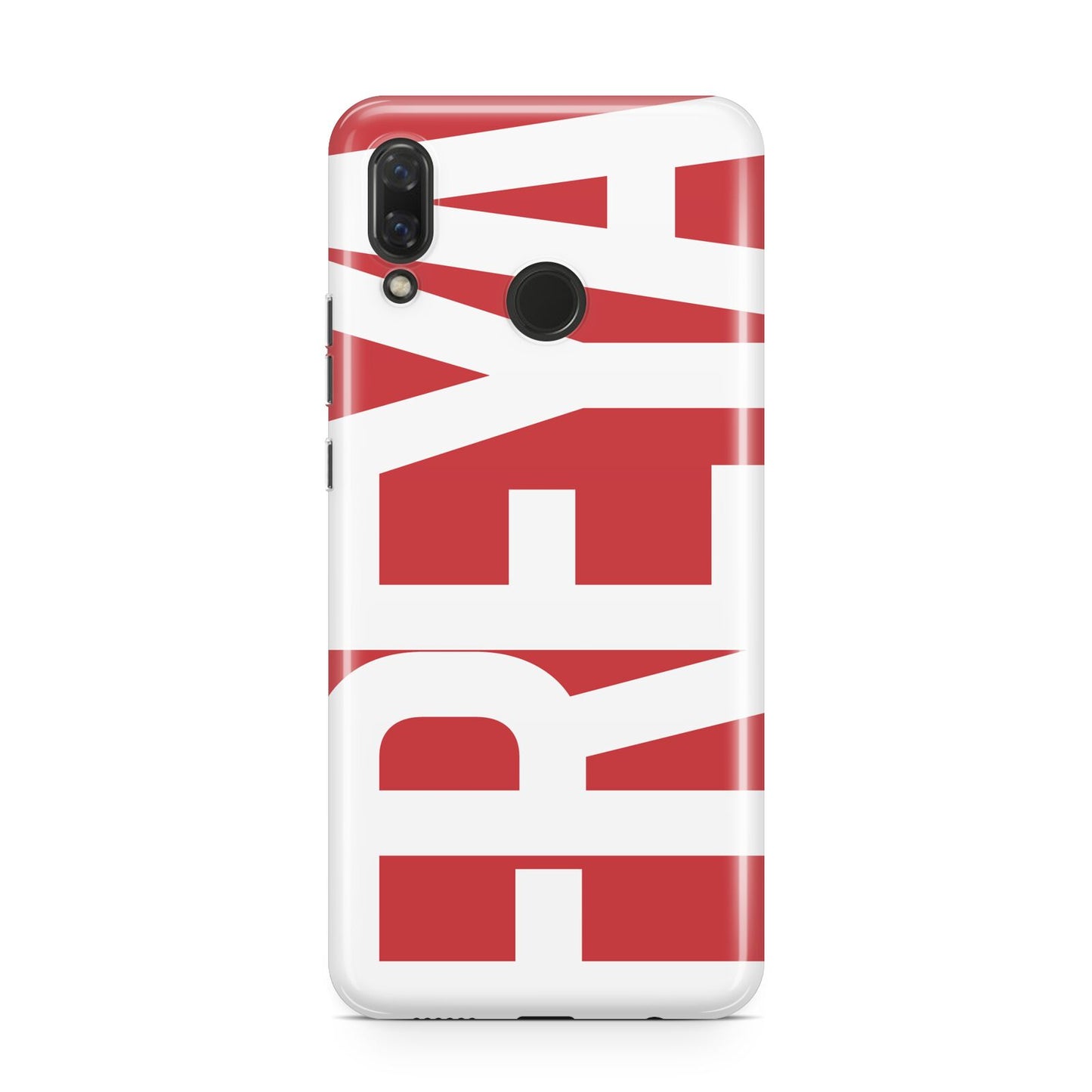 Red and White Chunky Name Huawei Nova 3 Phone Case