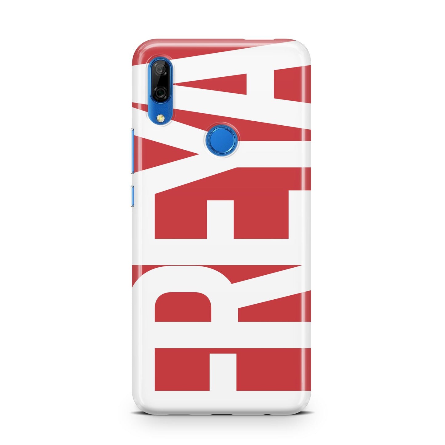 Red and White Chunky Name Huawei P Smart Z