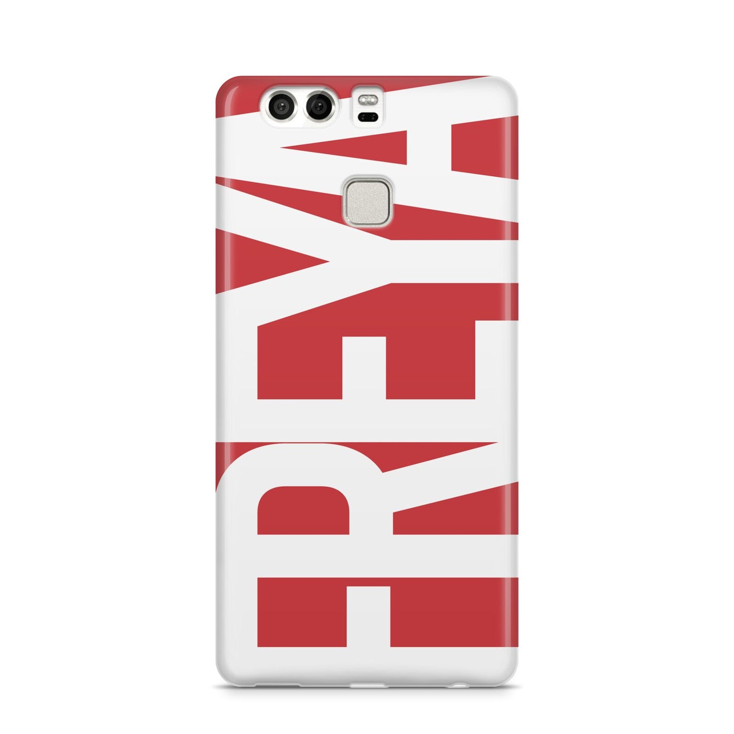 Red and White Chunky Name Huawei P9 Case