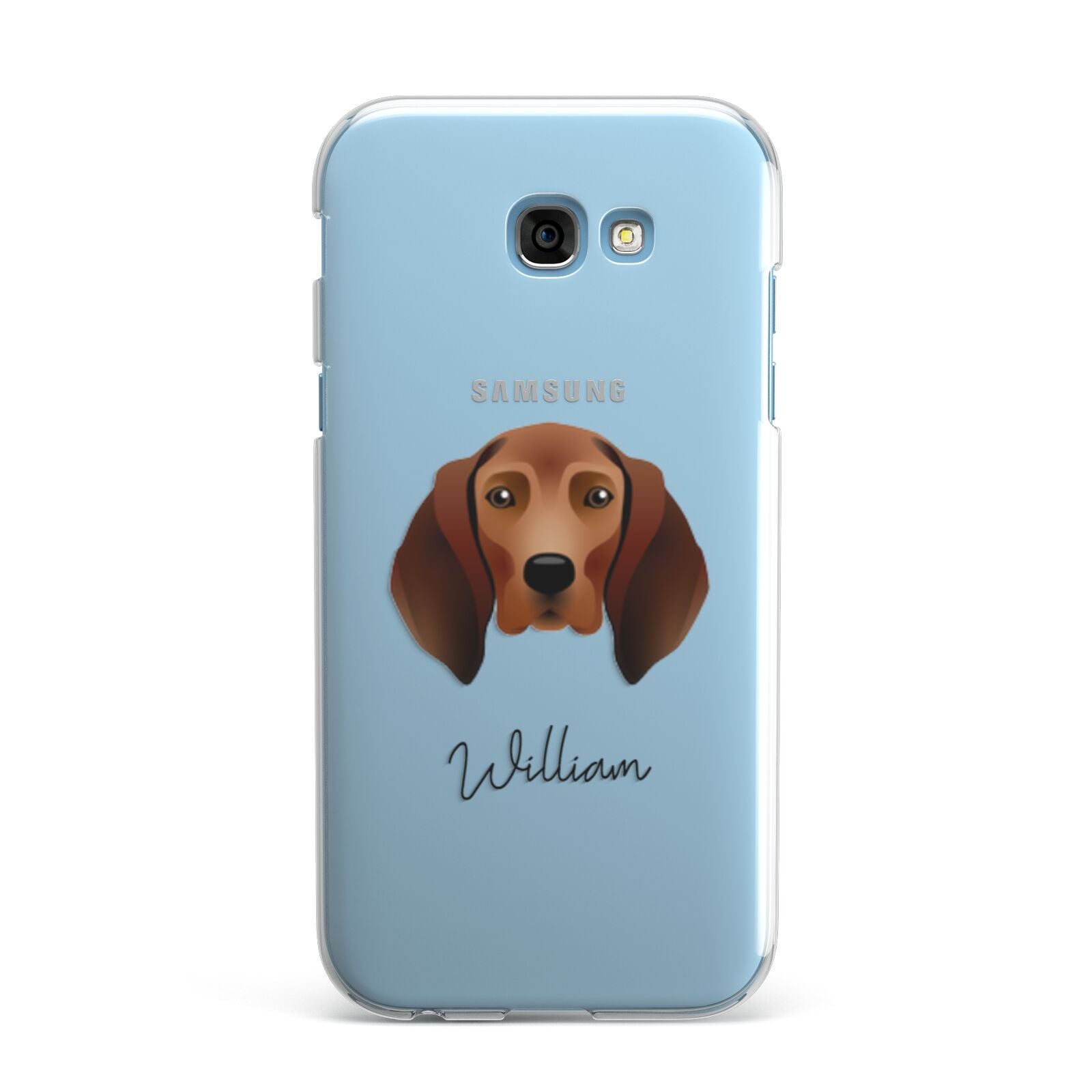 Redbone Coonhound Personalised Samsung Galaxy A7 2017 Case