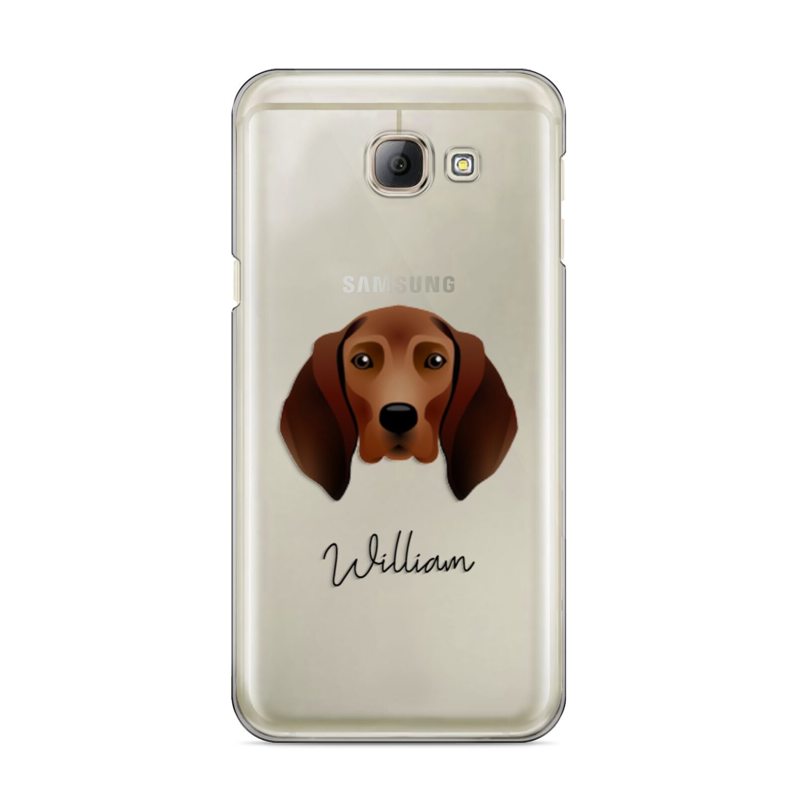 Redbone Coonhound Personalised Samsung Galaxy A8 2016 Case