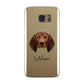 Redbone Coonhound Personalised Samsung Galaxy Case