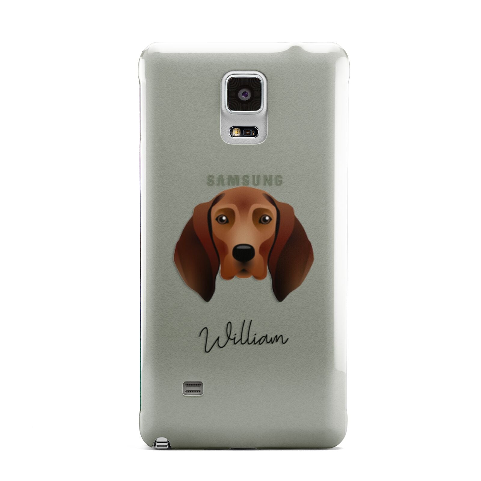 Redbone Coonhound Personalised Samsung Galaxy Note 4 Case