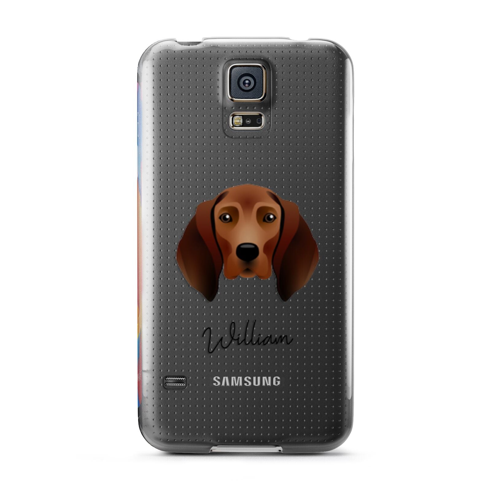 Redbone Coonhound Personalised Samsung Galaxy S5 Case