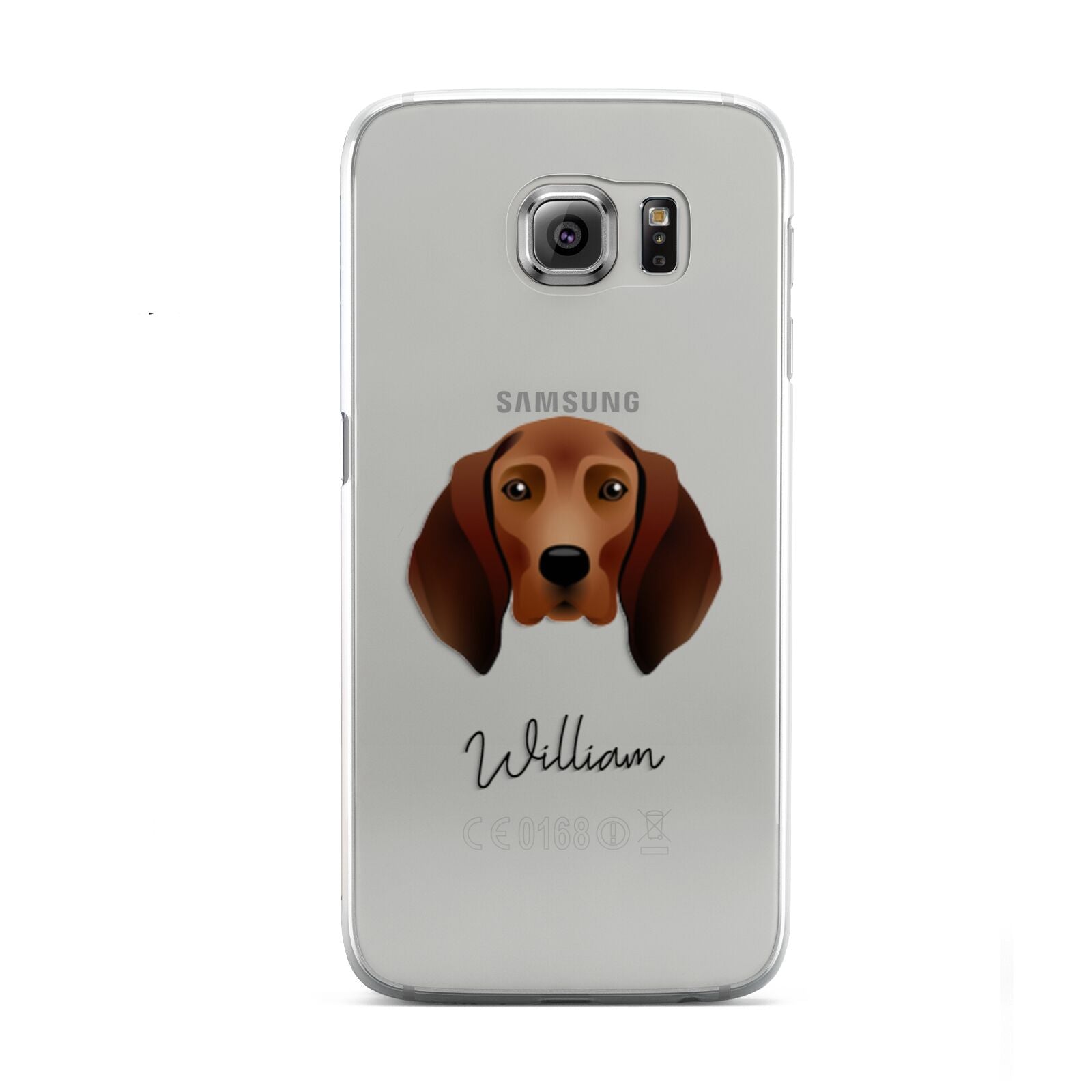 Redbone Coonhound Personalised Samsung Galaxy S6 Case