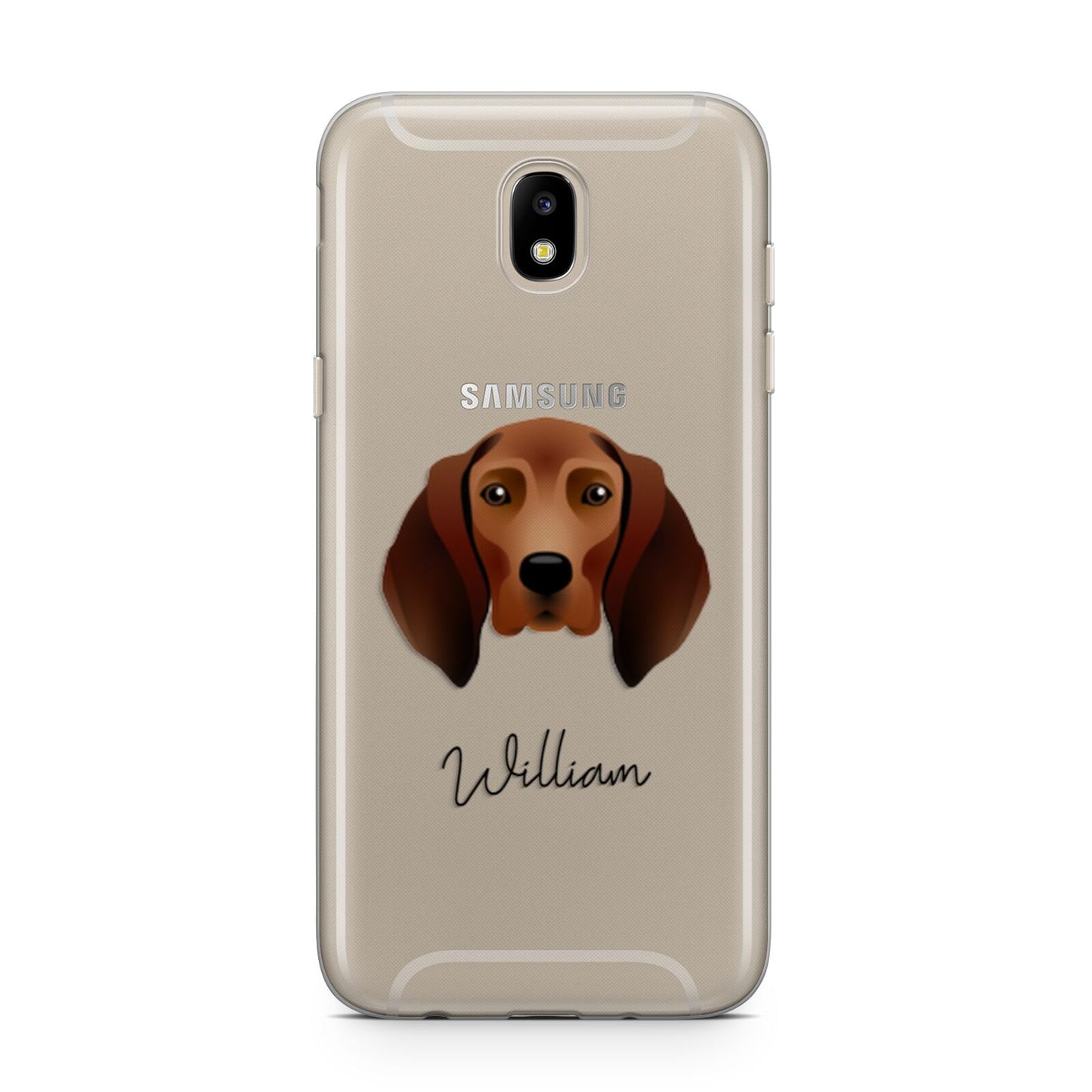 Redbone Coonhound Personalised Samsung J5 2017 Case