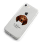 Redbone Coonhound Personalised iPhone 8 Bumper Case on Silver iPhone Alternative Image