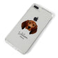 Redbone Coonhound Personalised iPhone 8 Plus Bumper Case on Silver iPhone Alternative Image