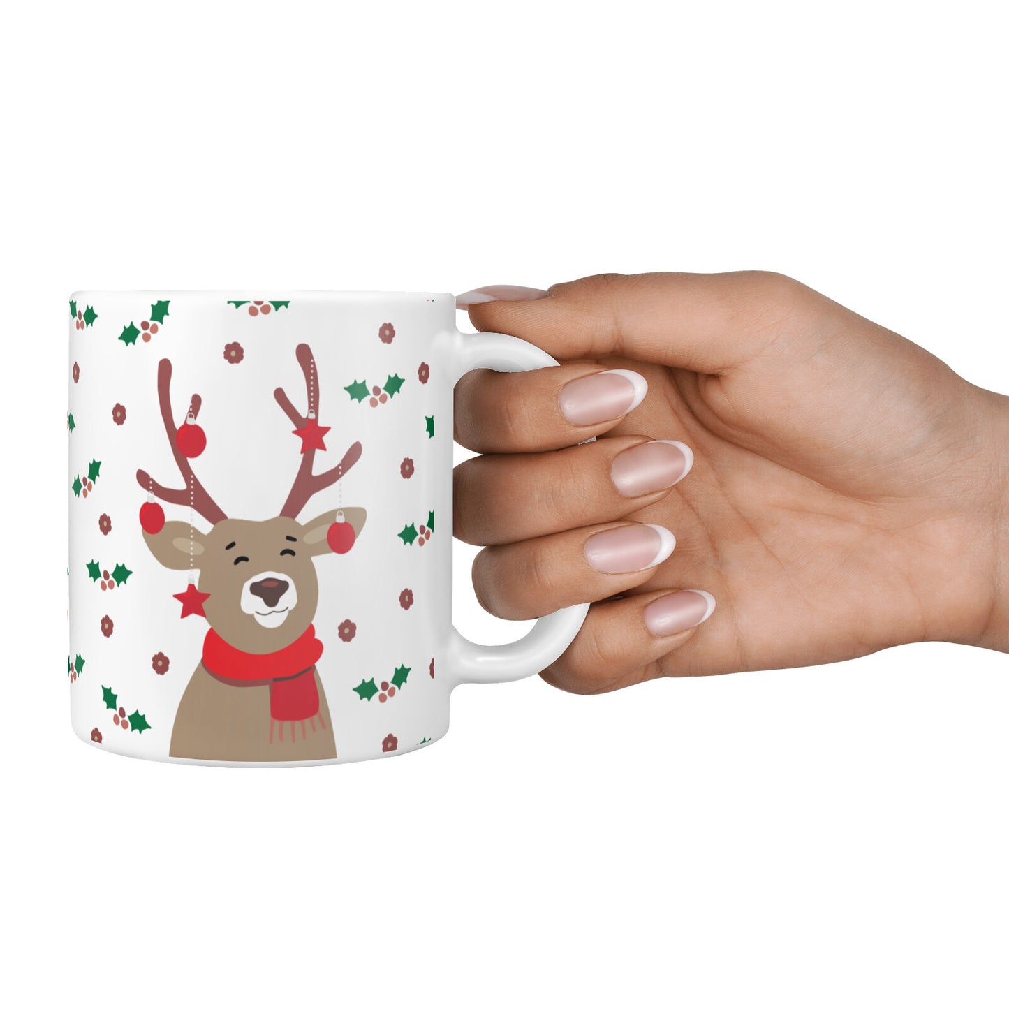 Reindeer Christmas Mug — Francelle