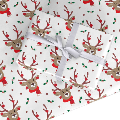 Reindeer Christmas Custom Wrapping Paper