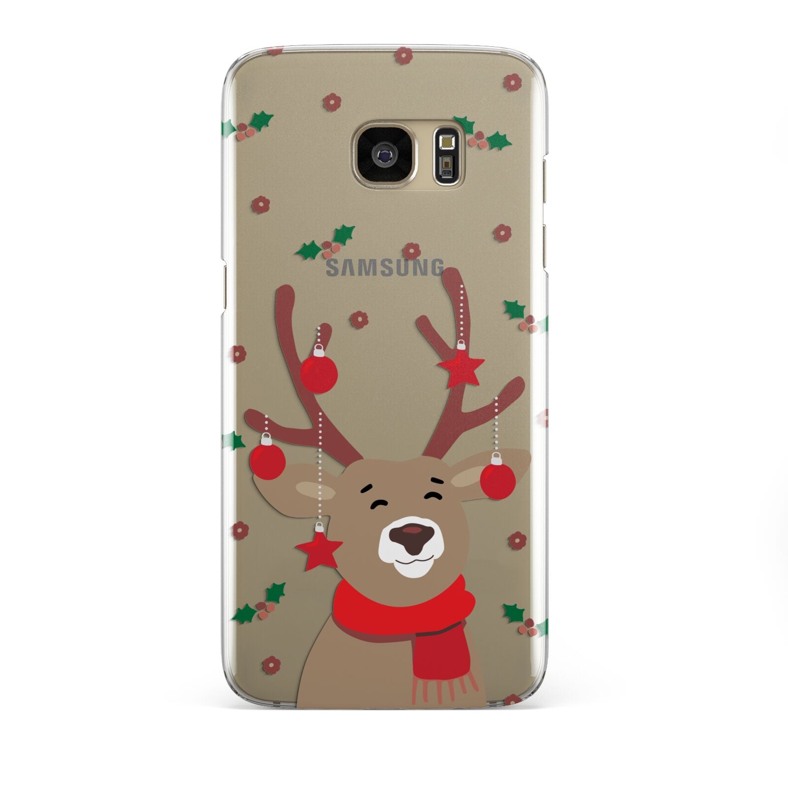 Reindeer Christmas Samsung Galaxy S7 Edge Case