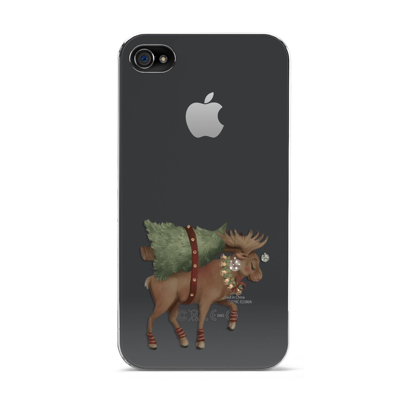 Reindeer Christmas Tree Apple iPhone 4s Case